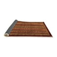 thumbnail image 2 of Ahgly Company Indoor Rectangle Abstract Orange Modern Area Rugs, 5' x 7', 2 of 4