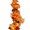 #A02-A, variant on 6FT Pre-Lit Artificial Maple Leaf Garland with 35 LED Lights, Realistic Autumn Fall Vine Decor for Halloween Thanksgiving Mantel Staircase Doorway Home Party Decoration