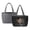 Black Yorkie, variant on FOR U DESIGNS Brown Pig Sunflower Print Tote Bag for Women Large Capacity Handbag with Pockets Two Tone Reversible Tote Purses Quilted Lightweight Shoulder Bag for School Work