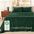 thumbnail image 3 of Bare Home Organic Flannel Sheet Set - 100% Organic Cotton - Deep Pocket - 4-Pieces - Full, Forest Green, 3 of 10