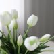 thumbnail image 4 of Ramos de flores artificiales LINSIE Tulipanes blancos x15, 4 of 7