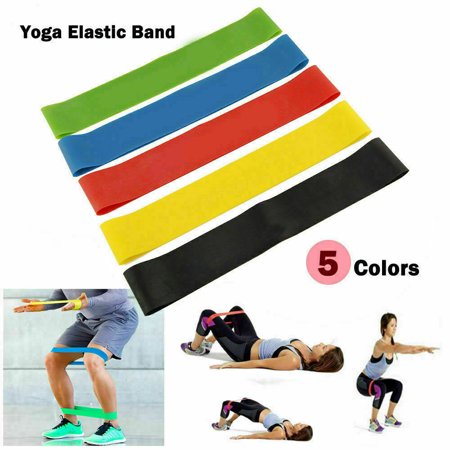 3.9ft Exercise Latex Resistance Band Fitness Stretch Training Home Workout 1pcs