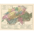 thumbnail image 2 of Drioux 14x12 White Modern Wood Framed Museum Art Print Titled - Political Switzerland - Drioux 1882, 2 of 4