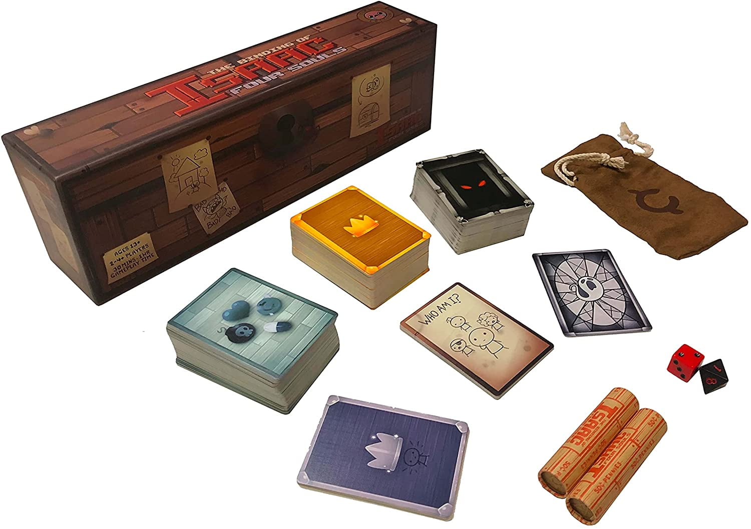 The Binding of Isaac: Four Souls-Card Game, DO YOU HAVE WHAT IT TAKES? -  This multiplayer board game challenges teens, young adults, and  families,.., By Brand Maestro Media - Walmart.com