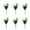 White, variant on ZOELNIC 6 Bundles Artificial Daffodil Flowers UV Resistant 28 Heads Home Decoration For Wedding Party Supply, White
