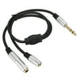 thumbnail image 1 of Cable de sonido Splitin, 1 división en cable divisor estéreo de 2 pulgadas Cable de sonido macho a hembra Artesanía superior, 1 of 8