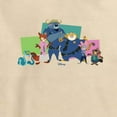 thumbnail image 2 of Zootopia 2 - Nick, Judy, And Friends - Men's Long Sleeve Crew Fleece Sweatshirt, 2 of 4