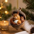 thumbnail image 5 of Qwtwty Christmas Ornaments Christmas Tree Hanging Decoration, Shatterproof Acrylic Decorative Hanging Pendants for Xmas Tree Decor, 5 of 6
