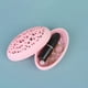 thumbnail image 5 of Cepillo de maquillaje de silicona para escritorio, contenedor de soporte de exhibición de lápiz para lápiz delineador de ojos, herramienta de costura, Rosado, 5 of 9