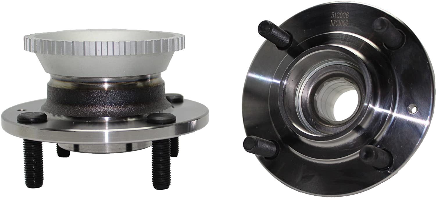 Detroit Axle Rear Wheel Hub and Bearings Assembly Replacement for