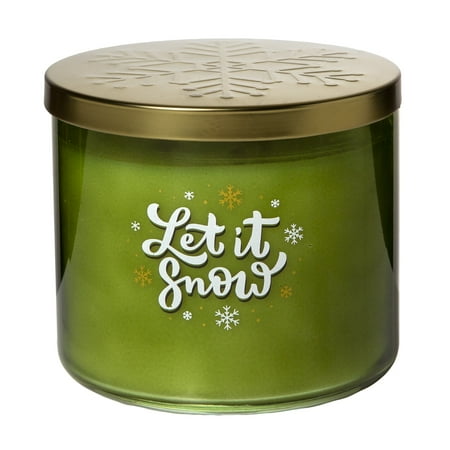 Mainstays Scented Jar Candle – Let it Snow, 14 oz. – Single