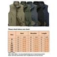 thumbnail image 2 of Cindysus Men Zip Up Lightweight Jackets Fleece Sherpa Lined Winter Jacket For Mens Warm Outdoor Outerwear Military Green M, 2 of 2