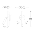 thumbnail image 2 of 917-3S-MB-LED-Z-Lite-Forest - 15W 3 LED Wall Sconce In Modern Style-13.25 Inches Tall and 4.75 Inches Wide-Matte Black Finish, 2 of 7
