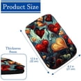 thumbnail image 4 of Hearts Battle Soft Furry Printed Car Armrest Pad Armrest Accessory Armrest Cover 12.5x8.2 Inch Comfortable, 4 of 6