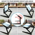 thumbnail image 3 of MAGNIPROS 5X Large LED Full Page Magnifying Glass with Collapsible Hands-Free Stand & 3 Colour Modes to Reduce Eye Strain, Ideal for Reading Small Prints, Crafting, Low Vision & Seniors, 3 of 11