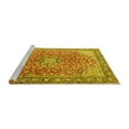 thumbnail image 2 of Ahgly Company Machine Washable Indoor Rectangle Persian Yellow Traditional Area Rugs, 4' x 6', 2 of 4