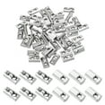 thumbnail image 1 of M6 Demi-Rond Rouleau en Ressort Écrous en T Série 3030 Acier au Carbone Fente en T Écrous à Ressort Argent, 50 Pcs, 1 of 7