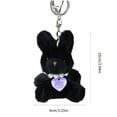 thumbnail image 5 of SIEYIO Punk Style Keychain Little Rabbit Pendant Key Chains Ornament Fashionable Keyring Accessory for Backpacks and Car Keys, 5 of 20