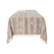 thumbnail image 2 of Mantel de borla Jacquard Abierto, cubierta decorativa bordada de poliéster para comedor, restaurante o hogar, 55x36 pulgadas, verde/caqui/beige/blanco, 2 of 6