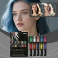 thumbnail image 5 of Festive Fun Hair Chalk Combs, 10 Color Hair Chalk for Girls, Temporary Hair Color Dye, Easy Washable, Skin-Safe Materials, Hairs Color Comb for Christmas Birthday Party Cosplay DIY, 5 of 9