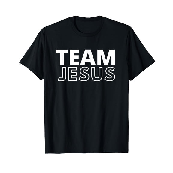 Team Jesus Black T-Shirt