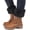 Black, variant on Womens Fur Trim Boot Cuff Top Cover Leg Warmers