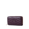 thumbnail image 2 of Cartera Grande Cierre Doble Acolchada color Rojo Tinto Lucentzza 5BIZI21448, 2 of 4