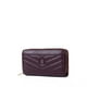 thumbnail image 2 of Cartera Grande Cierre Doble Acolchada color Rojo Tinto Lucentzza 5BIZI21448, 2 of 4
