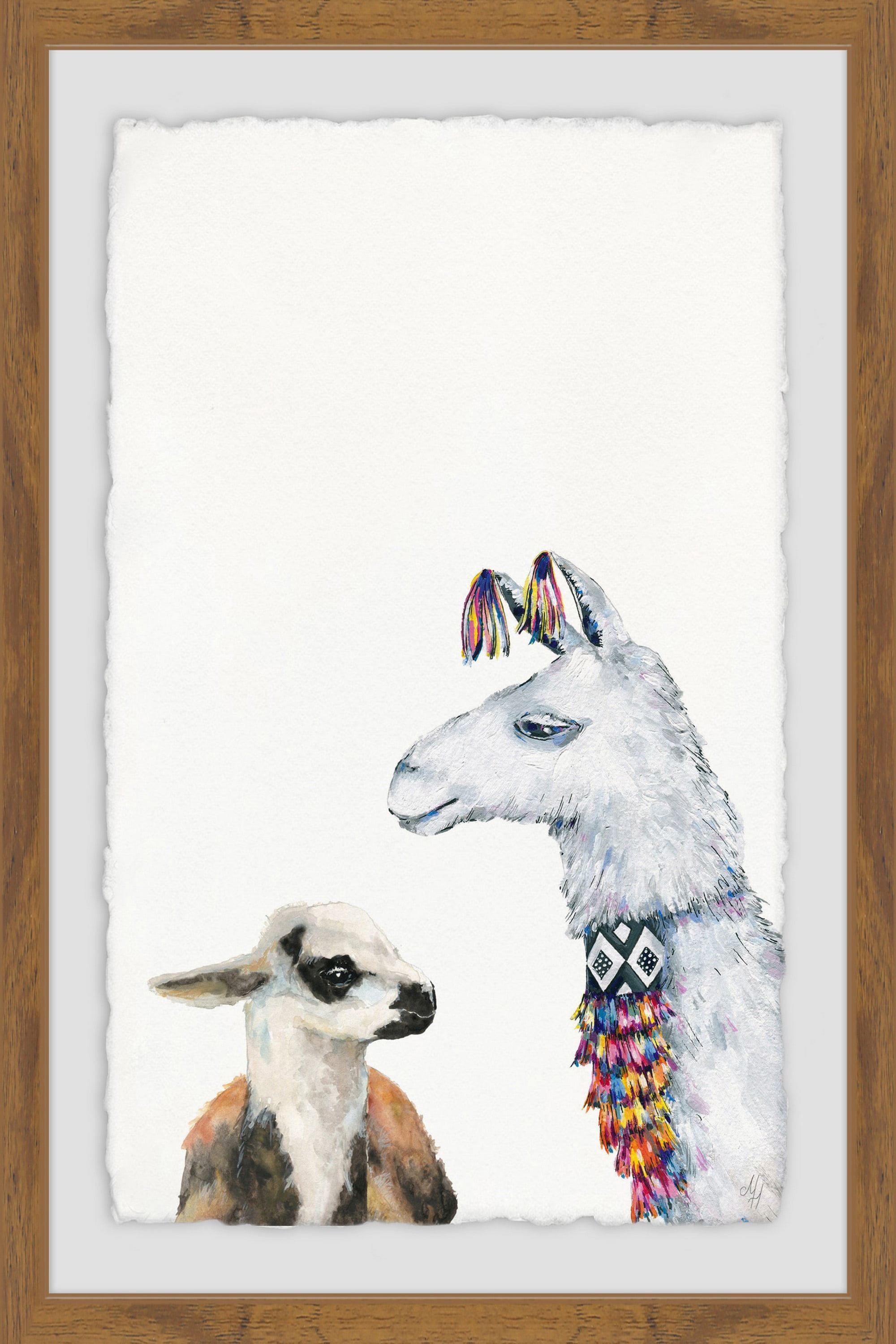 Fashion Power Framed Painting Art Print, 12.00" x 1.50"