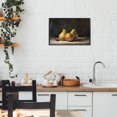 thumbnail image 3 of Stupell Industries Transitional Three Pears on Marble Black Framed Giclee Art, 18 x 12, by Creative Studio, 3 of 8