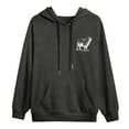 thumbnail image 5 of KHONTS He Left the 99 to Find Me Sweatshirt for Men Christian Fashion Graphic Hooded Sweatshirt Long Sleeve Hoodies Grey M, 5 of 6