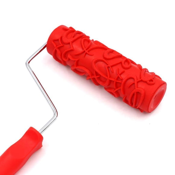 ziyahi 7 inch Embossing Paint Hand Tool Creative Painting Painting Tool Painting Roller Painting Brush Hand Tool With Handle Wall Decor #15