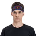 thumbnail image 2 of Naloa Indian Mandalas Dragonfly Fashionable Sport Sweatband for Running, Yoga, Basketball - Head Circumference 19.6-22.4 inches, 2 of 9