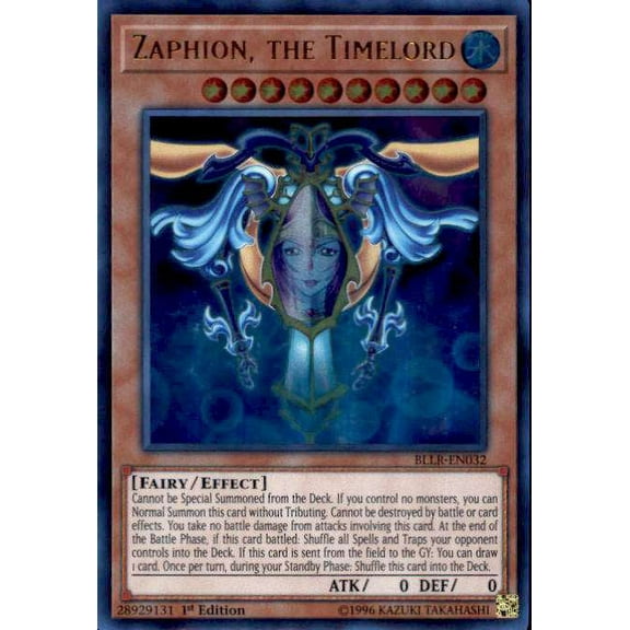 Yu-Gi-Oh Zaphion, the Timelord BLLR-EN032