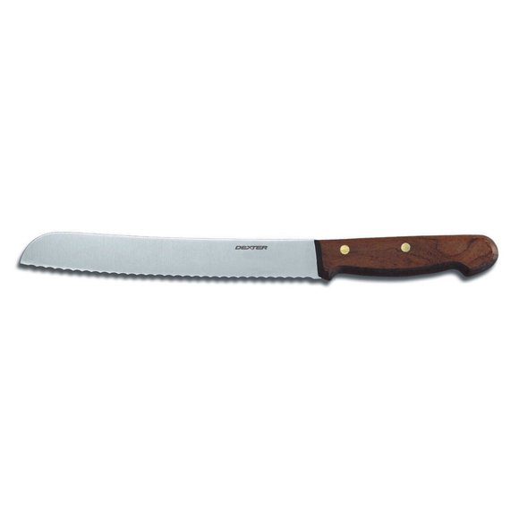 Dexter Russell S62-8RSC-PCP 8" Bread Knife w/ Rosewood Handle, Carbon Steel