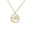 B, variant on FENGGHAO Mothers Day Simple Design Copper Plated Zircon Necklace Fashion Love Pendant Jewelry Gift for Mom Women