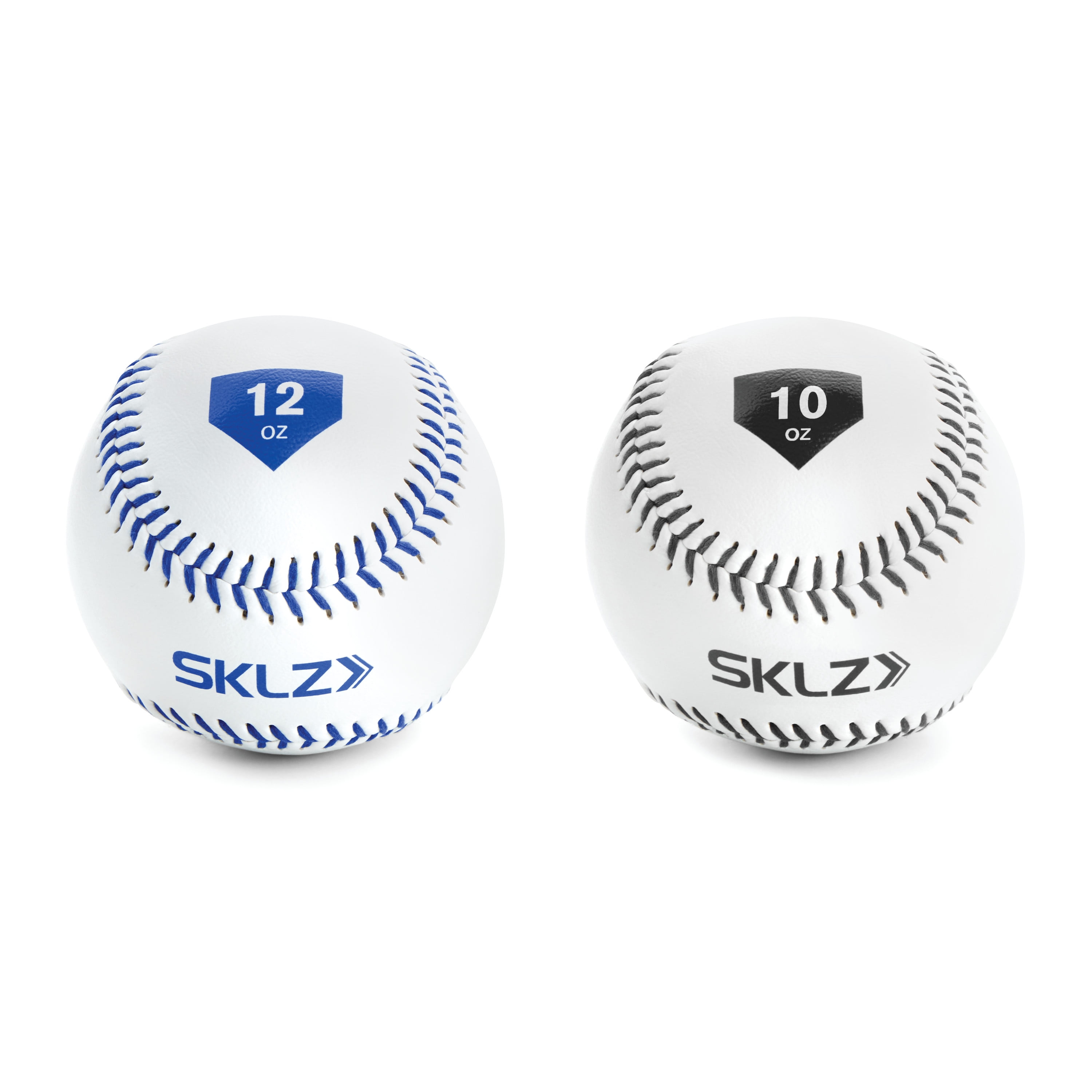 SKLZ Weighted Training Baseballs for Arm Strength Training,10 and 12 OZ, 2 Pack