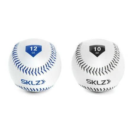 UPC: 0038472126966 | SKLZ Weighted Training Baseballs for Arm Strength Training 10 and 12 OZ  2 Pack