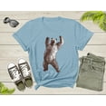 thumbnail image 3 of Roaring Grizzly Brown Bear Standing on Feet Cool Giant Bear T-Shirt Cool Bear Lover Gift T Shirt for Men Women Kids Boys Girls Tshirt, 3 of 8