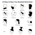 thumbnail image 6 of (2 pack) Bassdash UPF 50+ UV Protection Neck Gaiter Sun Protector for Fishing Hunting Kayaking Hiking Cycling and Other Outdoor Activities, 6 of 9