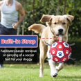 thumbnail image 2 of Balón de fútbol Dog Toy Diman Dog con 9 correas de nailon para perros, 2 of 6