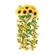 thumbnail image 2 of Guirnalda artificial de girasoles para arco de boda, pared, fiesta, valla, decoración de exterior e interior de verano, multicolor, 10x4 cm, 2 of 6