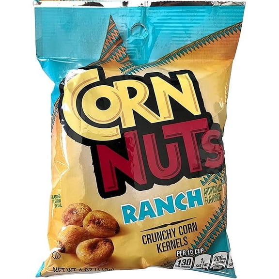 Generic Corn Nuts, Ranch Flavor, Crunchy Corn Kernels, 4 Ounce (Pack of 1)