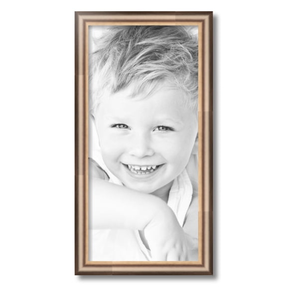 ArtToFrames 11x23" Anique Silver Picture Frame, Silver Wood Poster Frame, with Regular Acrylic and 2 (FBPL-4964)