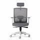 thumbnail image 1 of Silla Oficina Ergonómica con Cabecero y Soporte Lumbar ajustable Taylor Gris, 1 of 5