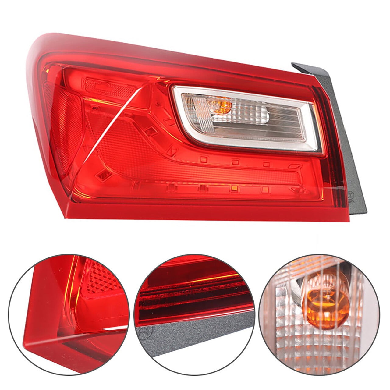 Rear Tail Light Lamp Housing Assembly Fit for Chevrolet Malibu 2016 2017 2018 2019 2020 2021, Rear Left (Driver Side)
