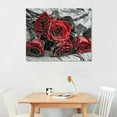 thumbnail image 3 of Nawypu  Rose Canvas Wall Art Prints Black and White Floral Flower Painting Picture for Bedroom Farmhouse Kitchen Bathroom Wall Decor, 3 of 5