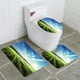 thumbnail image 1 of Juego de alfombras de baño ABPHQTO Campo de cebada en la hora del atardecer 3 piezas Cont-CHAPPLE-26029, 1 of 2