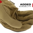 thumbnail image 3 of Guantes de trabajo Mechanix Wear FastFit, marrones, con pantalla táctil pequeña, 3 of 6