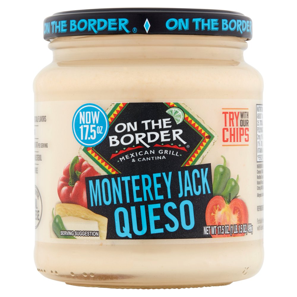 On The Border Monterey Jack Queso, 17.5 Oz.